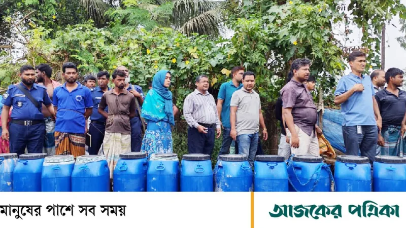 পাবনা ভাঙ্গুড়া গৃহে ভেজাল দুধের কারখানা ধ্বংস, মালিক‑সহযোগীকে শাস্তি