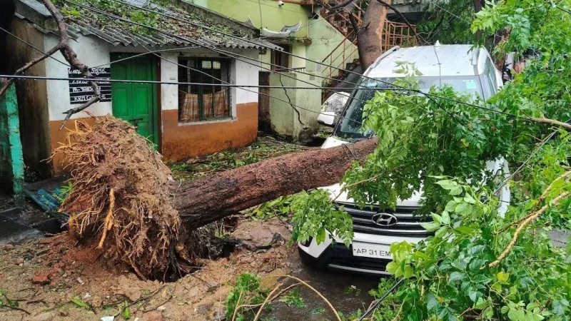 ঘূর্ণিঝড় অর্ণবের প্রভাবে আন্ধ্রপ্রদেশে ৫ জনের মৃত্যু, ৭১৪ গ্রাম ক্ষতিগ্রস্ত