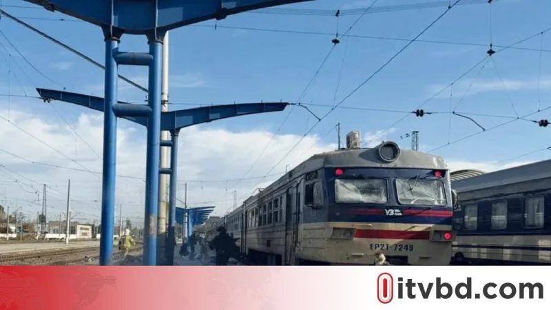 ডনিপ্রো রেলস্টেশনে রাশিয়ার ড্রোন হামলা, ১৪ জন নিহত