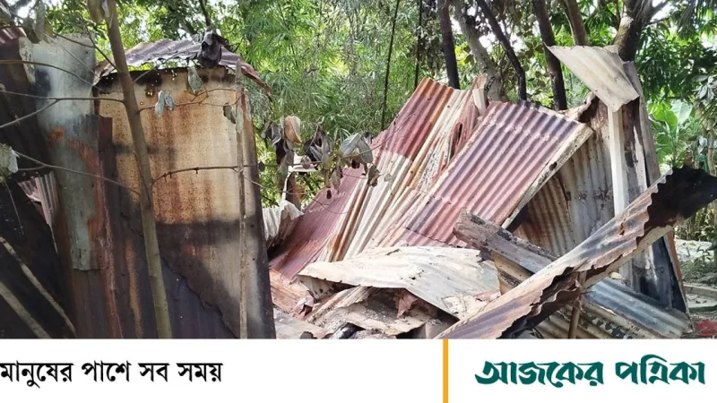 নেত্রকোনার মোহনগঞ্জে বসতঘরে অগ্নিসংযোগের অভিযোগ, হেপি আক্তার লিখিত অভিযোগ দায়ের