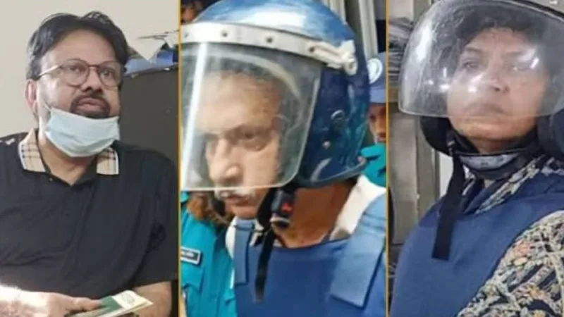 আন্তর্জাতিক অপরাধ ট্রাইব্যুনালে শ্যামল দত্ত, মোজাম্মেল বাবু ও ফারজানা রুপা উপস্থিত