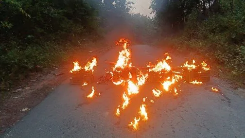 সাজেক রাস্তায় অবরোধ নবম দিন, পর্যটন বন্ধ