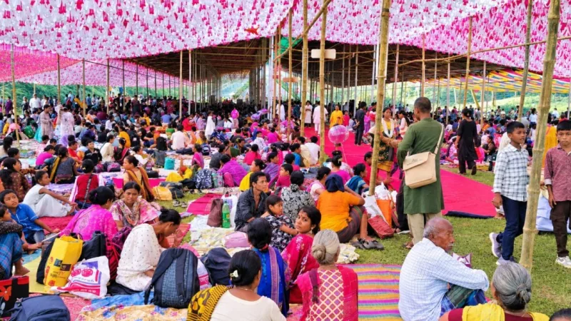 শেরপুর গারো পাহাড়ে দুই দিনব্যাপী তীর্থোৎসব শুরু