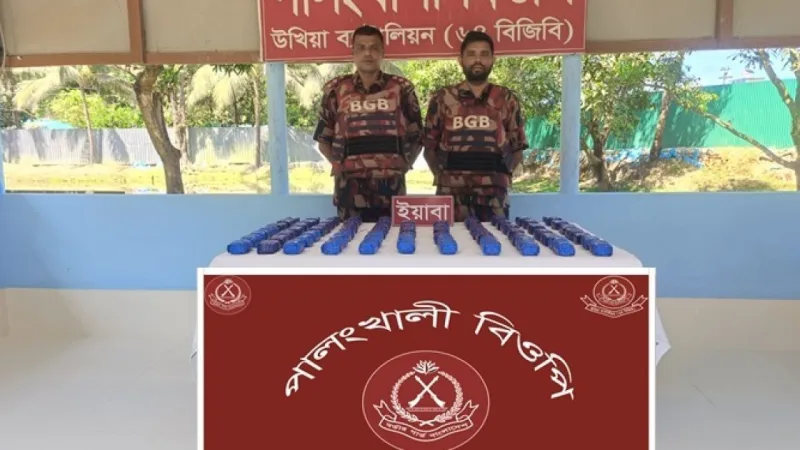 উখিয়া-টেকনাফে দেড় লাখ ইয়াবা উদ্ধার, আটক ১
